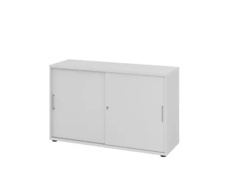 schuifdeurkast,HxBxD 748x1200x400mm,1xhouten vloer,2ordnerhoogte