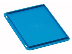 Oplegdeksel Voor Euronorm Stapelkrat Voor Lxb 600X400Mm Kleur Blauw