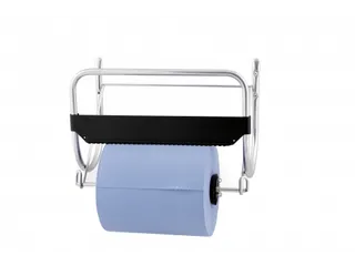 Poetsroldispenser Wandmodel Industriële Rollen Aluminiumkleurig - 1