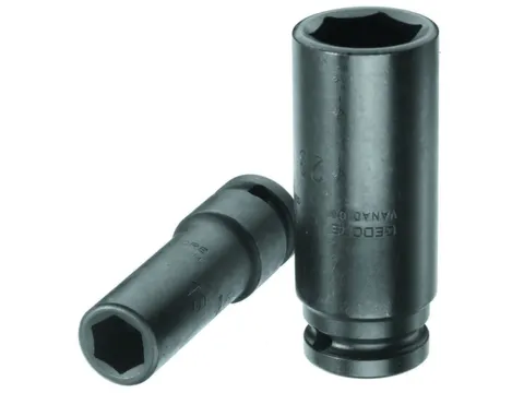 K 19 L 19 Krachtschroevendraaierbit 1/2 inch lang zeskant 19mm