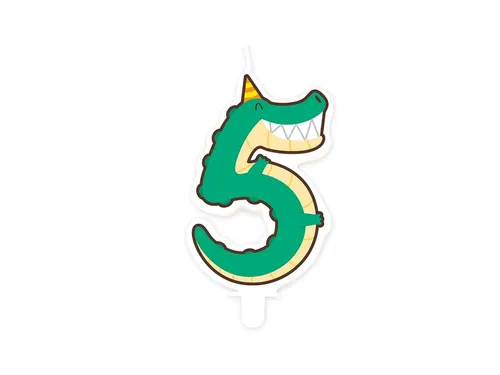 Jungle candle 5 Crocodile