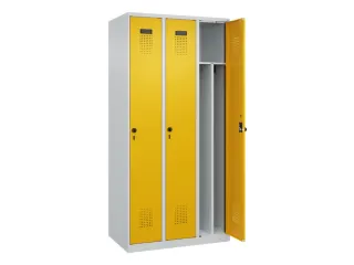 locker voor scheiding van kleding,HxBxD 1850x900x500mm,3vak - 1