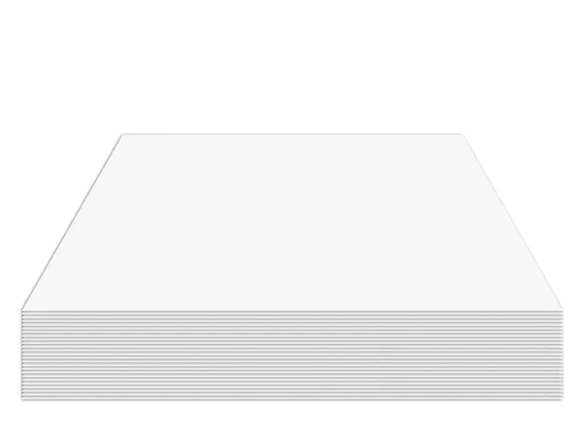 Fotokarton Kangaro 50x70cm 300gr wit pak 25 vel