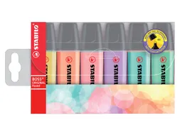 Markeerstift STABILO BOSS Original 70/6 pastel assorti etui à 6 stuks