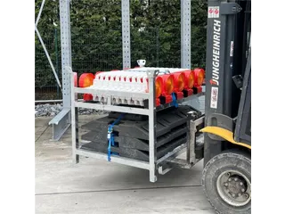 Bakenset,10Bakens M. Lampen,Voetplaten,1Opslag-/Transportpallet - 7