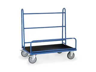 Platenwagen 4433 600kg 12470x535mm Laadvlak met rubber - 1