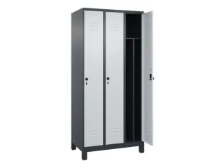 locker voor scheiding van kleding,HxBxD 1950x900x500mm,3vak - 2
