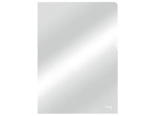 Insteekmap L-model Esselte standaard copy safe 0.11mm PP A4 transparan