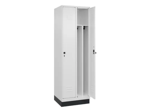 locker voor scheiding van kleding,HxBxD 1950x600x500mm,2vak