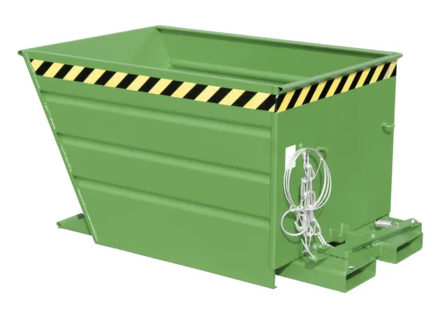 kiepbak,HxLxB 890x1440x1200mm,1,1m³,draagverm. 1500kg,RAL6011