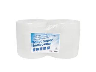 Toiletpapier Cleaninq maxi jumbo 2 laags 350m Wit 6 rollen - 2