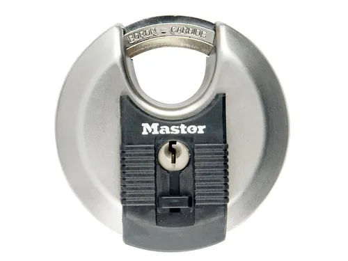 Hangslot MasterLock Excell gelamineerd grijs 70mm