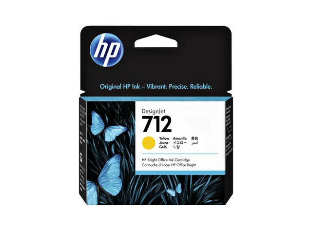 Inktcartridge HP 712 3ED69A geel