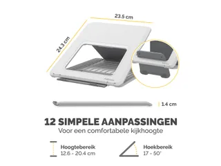 Laptopstandaard Fellowes Breyta wit - 7