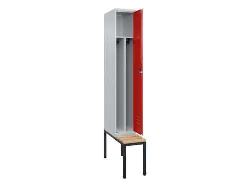 locker voor scheiding van kleding,HxBxD 2120x300x815mm,1vak