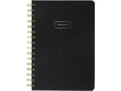 Notitieboek Èccolo spiraal Black lijn ca. 15x20cm 80gr. 200pag.
