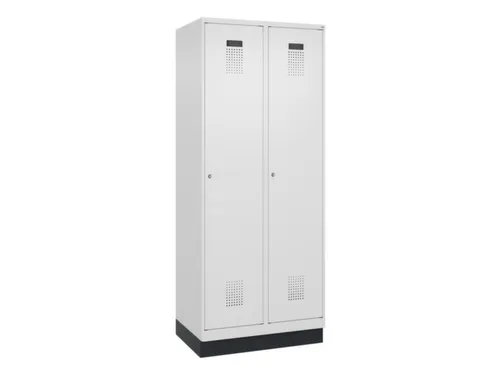 locker,HxBxD 1950x800x500mm,2vak,vak B 400mm,cil.-slot,sokkel