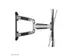 Neomounts LED-W700SILVER Full motion TV-beugel wand - 32-60 inch - max