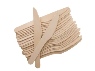 Houten Mes FSC BIO 165mm 100 Stuks - 4