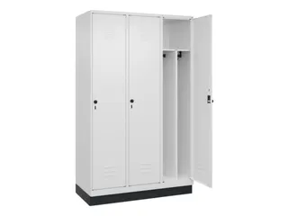 locker voor scheiding van kleding,HxBxD 1950x1200x500mm,3vak - 2