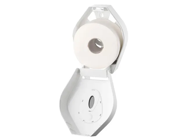 Toiletpapier dispenser Wit voor Mini Jumborol Toiletpapier