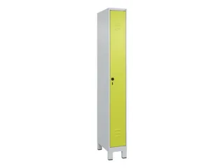 locker,HxBxD 1950x250x500mm,1vak,vak B 250mm,draaigrendel,voeten - 1