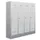 lockerkast v. kinderen,HxBxD 1300x1030x300mm,RAL7035,front RAL3000