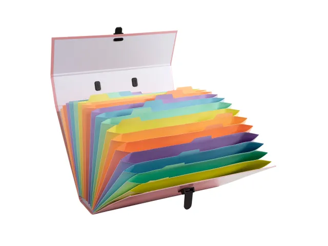 Sorteerkoffer 18 vak ken AQUAREL koraal