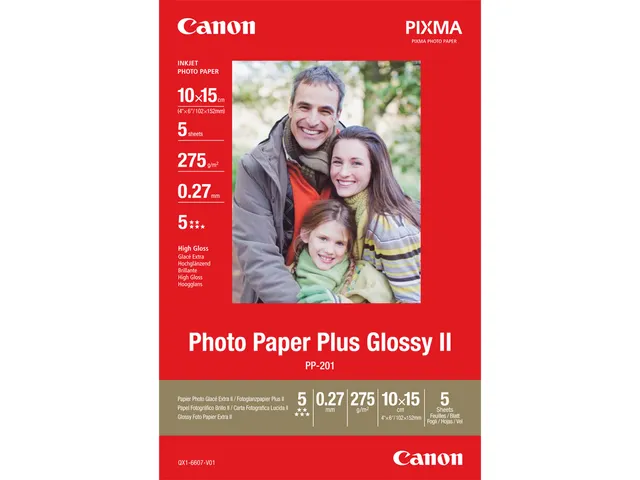 Canon 2311B053 pak fotopapier A6 Glans 5 Vel