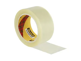Verpakkingstape Scotch Heavy 50mmx66m PP transparant hotmelt 6 rollen - 4