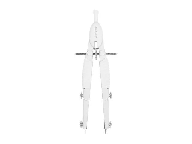 Compas à réglage Aristo Topline Blanc Mat