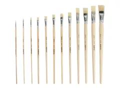 Kwast Qrea varkenshaar set à 12 breedtes