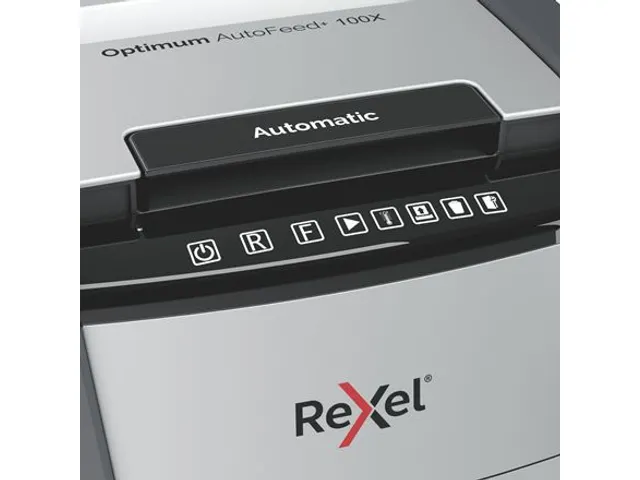 Papiervernietiger Rexel Optimum Auto+ 100X P-4 snippers 4x28mm
