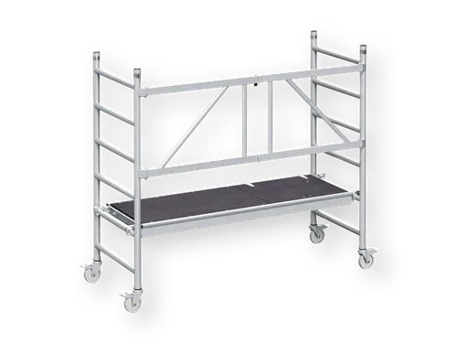 klapsteiger,platform BxD 1800x720mm,steiger H 0,55m,aluminium