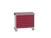 gereedschapswagen 980x1050x600mm linoleum blad 7 laden RAL7035+RAL3004