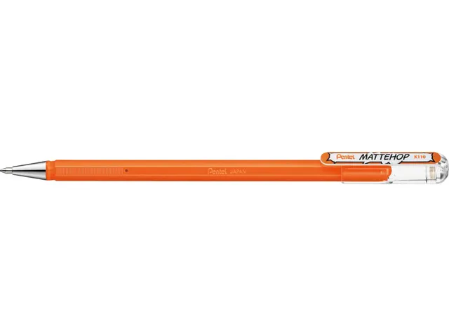 Roller gel Pentel Mattehop K110 Medium orange