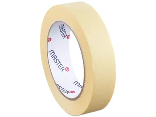 Masking Tape Onbedrukt 90µ geel 25mmx50m Solvent 36 Rol - 1