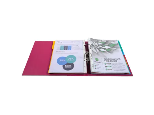 Ordner PP Prem'Touch A4maxi 80mm fuchsia