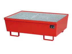 Opvangbak 2x 200l Opvangvol. 225l Rood 415x 1200x 800mm Rooster