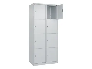 lockerkast,HxBxD 1850x800x500mm,2x4vakken,vak B 400mm,cil.-slot - 1