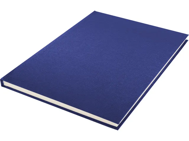 Dummyboek Kangaro A4 blanco 80 vel, blauw linnen kaft