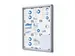 Vitrinekast Mededelingenbord Fire-proof schuifdeuren 9xA4