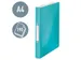 Ringband Leitz WOW A4 2-rings O-mech 25mm PP ijsblauw