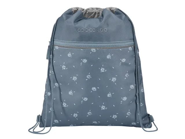 Gymtas Coocazoo Bloomy Daisy reflecterend zakje met rits aan voorzijde