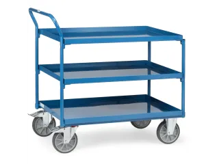 Tafelwagen 4932 Staalplaat En Rand 400kg 1000x700mm 3 Etages - 1