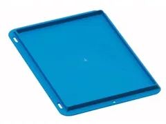 Oplegdeksel Voor Euronorm Stapelkrat Voor Lxb 600X400Mm Kleur Blauw