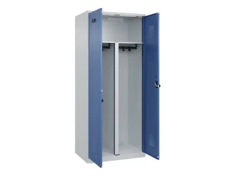 PBM-locker,HxBxD 1850x800x500mm,2vak,vak B 400mm,draaigrendel