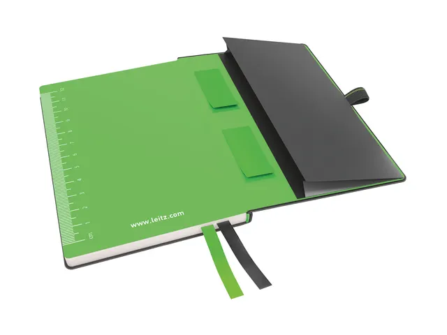 Notitieboek Leitz Complete A6 lijn 160 pagina's 100gr zwart