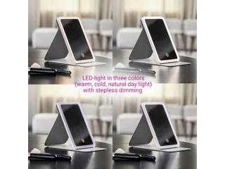 Medisana CM 400 Tablet cosmetica spiegel LED-verlicht Roze - 5