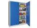 armoire à portes battantes large,RAL7035,face avant RAL5010